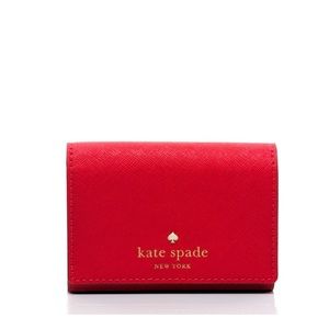 💥NWT kate spade mikas pond christina red wallet